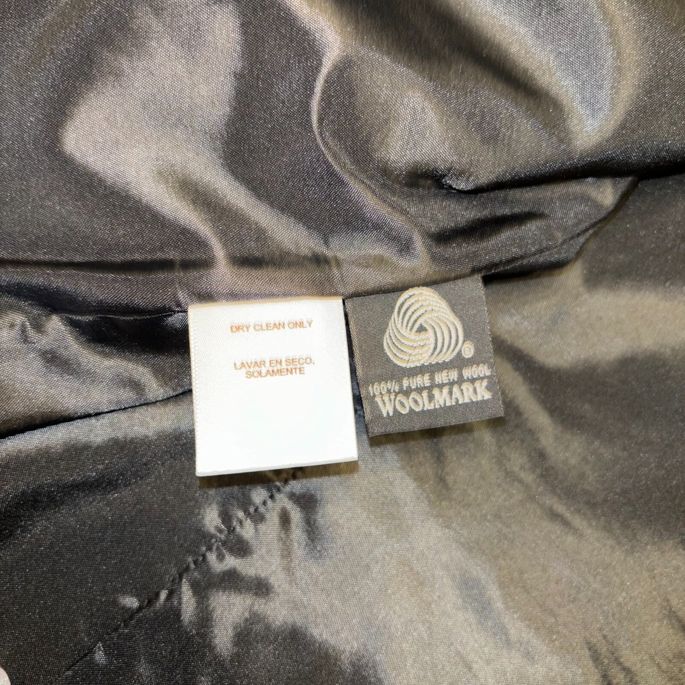 Worthington Black 100% PureWool BlazerJacket Womens Size 8 Woolmark Professional - Picture 4 of 6